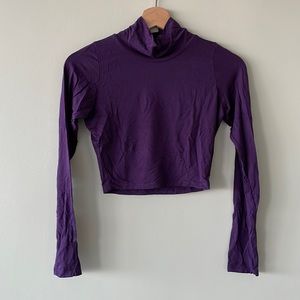 TOBI Turtleneck Crop Top